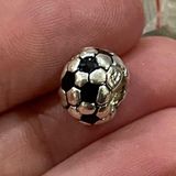 Pandora Loose Bead Charm Fit All Bracelet Fit  Ale Silver family dad soccer sports ball World Cup S925 Jewelry. Loose Beads hobby Photo 0