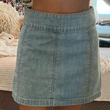 Free People Denim Skirt Photo 0
