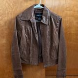 Moda International Brown Leather Motorcycle Jacket Photo 0