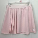 Puma NWT Classics Asymmetric Skirt Cloud Pink Pleated Tennis Golf ~ Size L Photo 0