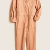J.Crew Foundry Chino Overalls Peach Jumpsuit 12 Photo 0
