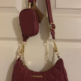 Steve Madden Maroon Purse  Photo 0