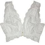Revolve 🆕 We Are HAH |  Got Ur Back Bralette in White Floral Lace Sz Small Photo 0