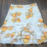 For Love & Lemons  Lemon Ruffle Skirt Photo 0