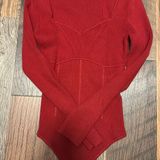 Abercrombie & Fitch Red Bodysuit Photo 0