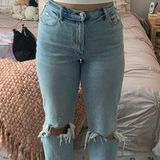 Abercrombie & Fitch Abercrombie High-Rise Jeans 90s Straight Photo 0
