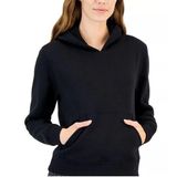 Ideology  Solid Black Hoodie Sweatshirt Photo 0