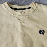 Gear for Sports Notre Dame Vintage Sweatshirt Womens Butter Yellow Crewneck Size L Pullover Photo 0