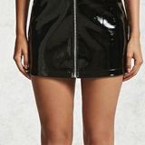 Latex Skirt Black Size M Photo 0