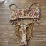 Xhilaration Floral Bikini Size Medium Photo 0