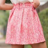 Blue Rain Scalloped Waist Skirt
Elegant Pink Lace Skirt Photo 0