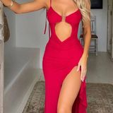 Generation Outcast Clothing Outcast Carmen Red Maxi Dress Photo 0