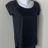 Zella Z By Small Black Short Sleeve Shirt Womens Lightweight Activewear Athletic Photo 0