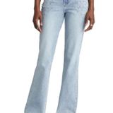 BP NWT Rhinestone Jewel Sparkle Flare Jeans in Vintage Light Size 27 Photo 0
