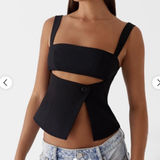 Peppermayo  Black Top Crop Photo 0