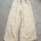 Aeropostale COPY -  tan flowy pants with buttons size medium Photo 0