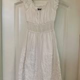 Max edition Adorable White Linen Dress With Ruffle Detail At The Bottom! Brand New Condition! 🤍 Photo 0