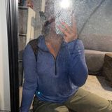 Athletic Quarter Zip Up Jacket Photo 0