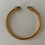 Black And Gold Cuff Bracelet Photo 0