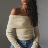 Silence + Noise UO Claudia Off-The-Shoulder Sweater Photo 0