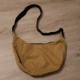 Baggu  Khaki Nylon Medium Crescent Crossbody Photo 0