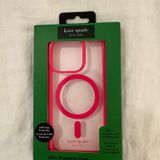 Kate Spade  clear and pink iPhone 16 Pro MagSafe case Photo 0
