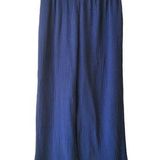 Soft Surroundings 6-New  navy blue wide leg pants size medium Photo 0
