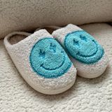KatyDid Smiley Lightning Bolt Slippers- Blue  Photo 0