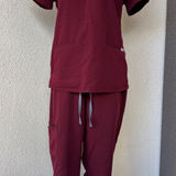FIGS  Scrubs Set Maroon Photo 0