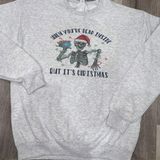 Dead Inside But It’s Christmas Sweatshirt Size M Photo 0