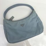 Prada Y2K  Light Blue Nylon Tessuto Sport Shoulder Hobo Bag Photo 0