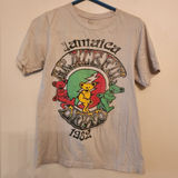 Grateful Dead  Dancing Bears Jamaica  Shirt womens Small Gray 2011 Photo 0