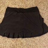 Lululemon Black Lulu Tennis Skirt Photo 0