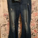 Crazy Train Distressed Bell Bottoms Photo 0