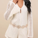 Lulus  Crochet romper Photo 0