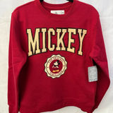 Disney Red and Gold Mickey Sweatshirt Photo 0