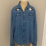 Boxlunch Star Wars R2 D2 Long Sleeve Button Down Photo 0