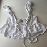 PacSun White  Top Babydoll Photo 0