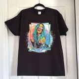 Hanes Karol G La Bichota T-Shirt Women's Graphic Tee Reggaeton Music Black Large Photo 0