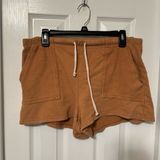 Aerie  On A Roll Fleece High Waisted Shorts size large Photo 0