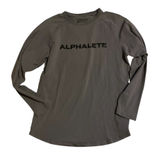 Alphalete Charcoal Performance Fit Tee Photo 0