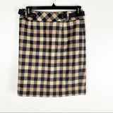 Pendleton 100% Virgin Wool Lined Plaid Pencil Skirt, Size 8 Photo 0