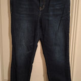Maurice's NWOT 16 Long Women's Dark Blue Jeans Photo 0