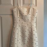 Nasty Gal White Pearl Dress Photo 0