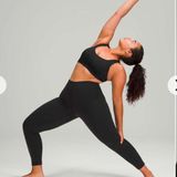 Lululemon  Black Instill High-Rise Tight 25” Sz 10 Photo 0