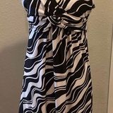 Jon & anna Black And White Swirl Dress NWT  Photo 0