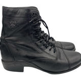 Ariat  leather lace-up black boots women’s Size 8B Photo 0