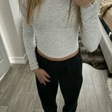 Brandy Melville Black Sweatpants Rosa Photo 0