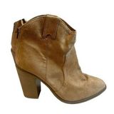 Merona  ankle boots textile upper size 10 tan boots Photo 0