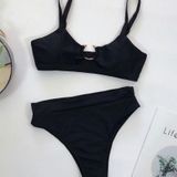 Boutique ๐new 638 black ring cut out bikini Photo 0